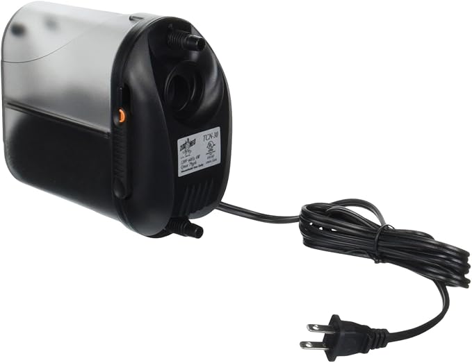 Zoo Med Nano 10 External Canister Filter, up to 10 Gallons,Black