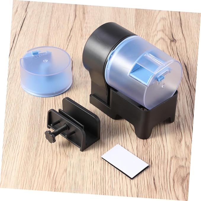 Yardwe Automatic Fish Feeder for Vacation -Hour Timer Large Fish Tank Smart Food Dispenser Rim-Mounted/air Pump