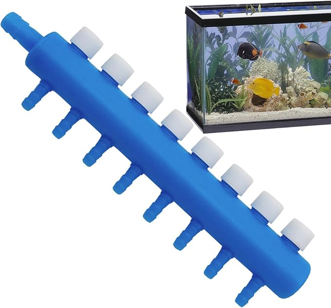 Fish Tank Air Valve – Multi Way Air Flow Controller, Aquarium Airline Tube Splitter | Adjustable Tube Joiner Systems For Aquascapings, Bubble Stones, Tank Filters, Aeration Lines And Water Systems