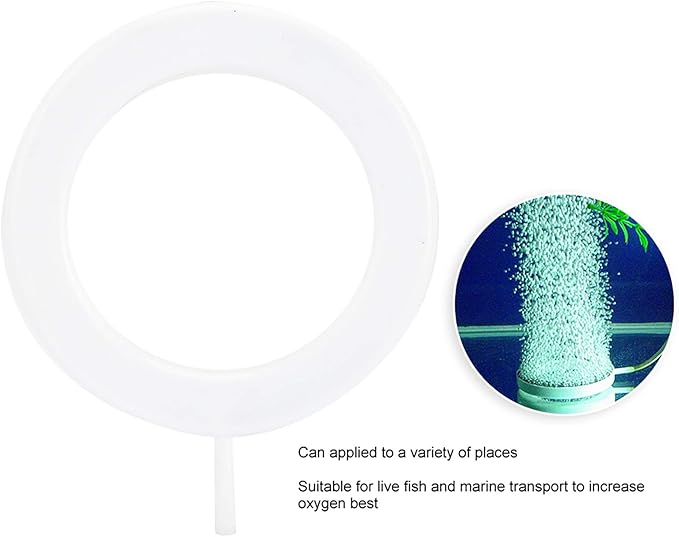 GLOGLOW Nan 2PCS Aquarium, Sand Stone Oxygen Plate, Air Pump Accessories for Fish Tank and Hydroponics, Diameter 10cm, Ideal for Fish Raising Equipment Tank Aerator Pump
