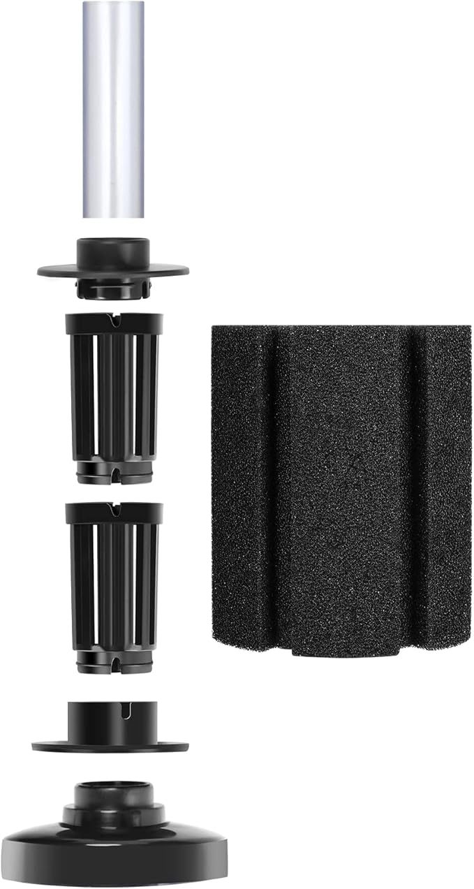 AQUANEAT Aquarium Bio Sponge Filter Breeding Fry Betta Shrimp Nano Fish Tank (M Large up to 50Gal)