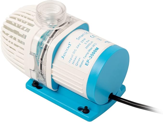 Jecod EP Smart DC Pump with LCD Display Controller for Saltwater Tank (EP-3500M, 925GPH)