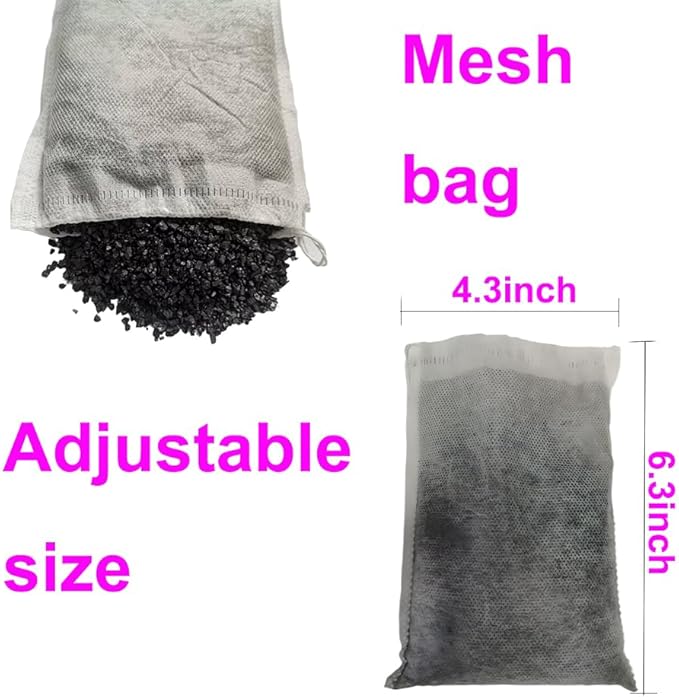 Aqarium Filter Activated Charcoal Aquarium Filter Media Activated Carbon Pellets for Turtle Tank and Fish Tank - Activated Charcoal Compatible with Tetra Whisper Filter Water Tanks