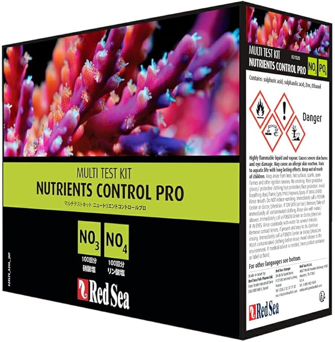 Red Sea Reef Care Algae Control Test Kit - Nitrate & Phosphate - 100 tests
