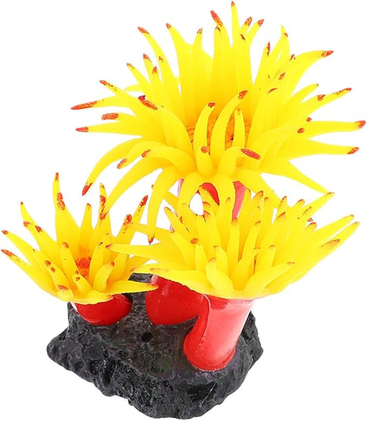 Artificial Coral Plant Aquarium Decor Realistic Plastic Decoration for Fish Tanks Gardens Landscapes Easy to Clean for Aquatic Environments