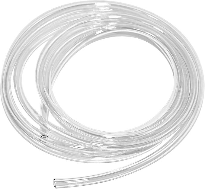 Aquarium Tubing, Airline Tubing, Standard 3/16” Air Hose Clear and Flexible – Resists Kinking, for Fish Tank Air Pump,Hydroponics and Pond (6 Feet)