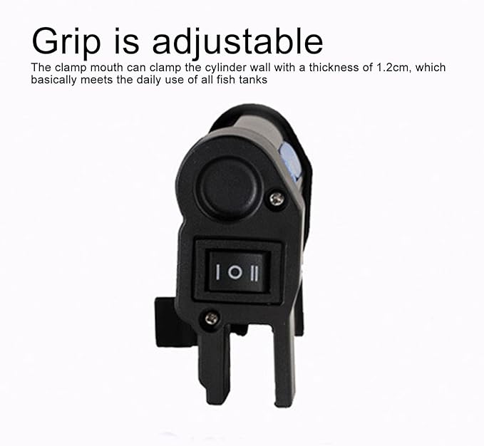 Zerodis Aquarium Cooling Fan, Adjustable Wind Speed Mini Fish Cooling Fan US Plug 100‑240V, Power Saving Mute Cooling Fan Small Crab Shape Fan Aquarium Chiller Fan(1 Fan)