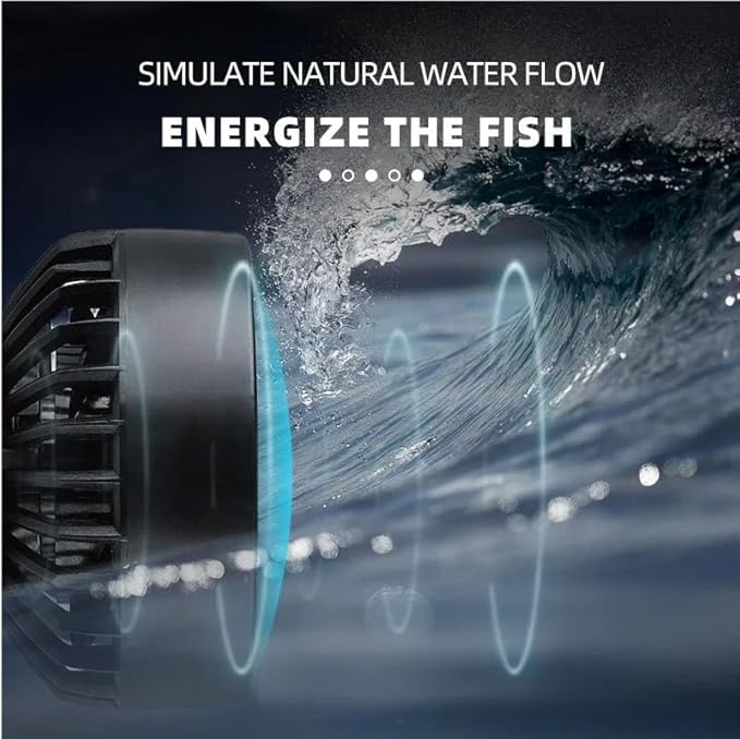 Jebao Upgraded ALW Series WIFI Smart Wave Maker Broad Flow Style Reef Fish Aquarium Powerhead Pump ALW-5