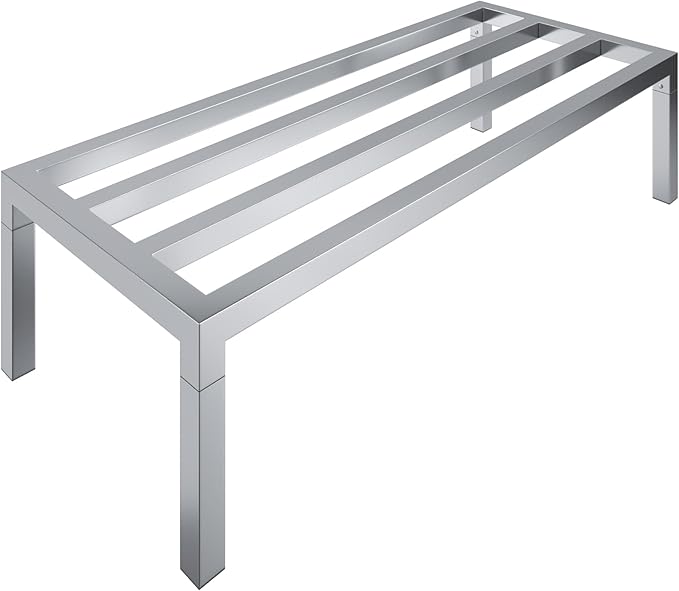 20 in X 48 in. Aquarium Stand | Industrial Style Aluminum Fish Tank Base with Open Frame Design