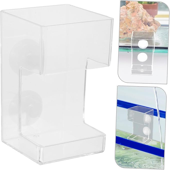 SUPVOX Fish Tank Shrimp Feeder Cup Automatic Food Dispenser for Aquariums Floating Design Precise Portion for Tank