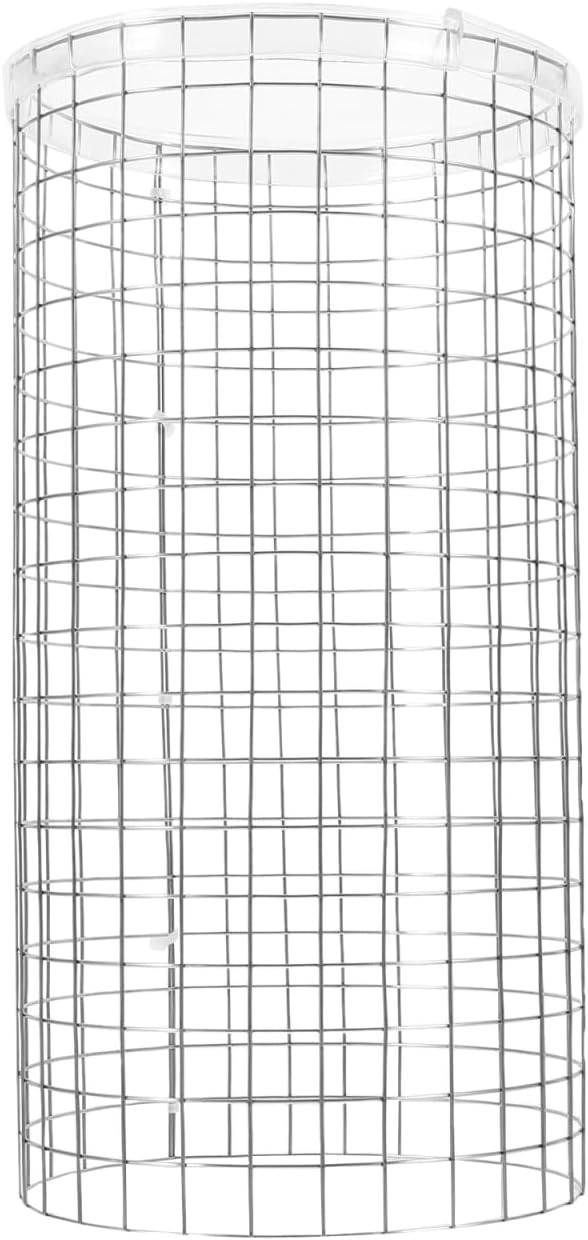 Aquarium Fish Breeding Cone Grid: Spawning Isolation Net for Angelfish Tank, Iron Incubator Box Protector Mesh for Small Fish and Shrimp Isolation 9x4.7