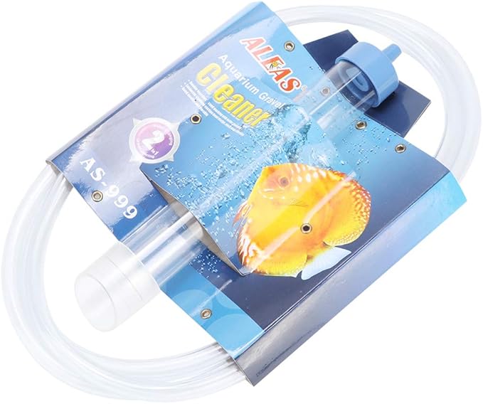 Small Fish Tank Cleaner, Professional Water Changer Pump with 58.9 Inch Hose for Aquarium Water Changing and Sand Cleaning Kit