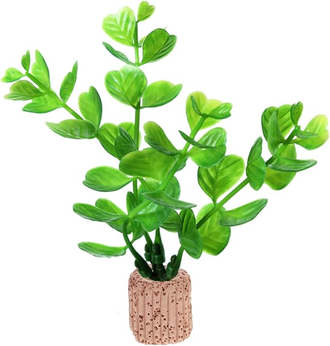 VANZACK 20Pcs Ceramic Water Plant Fixed Rings - Aquarium Anchor for Fish Tank Decor, Aquatic Plant Holder, Easy Installation