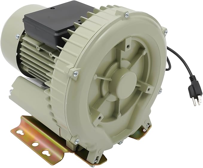 Air Pump Blower, 110V 370W 12KPa High Pressure Industrial Air Pump Blower Oxygen Aerator Aquarium Fish Tank Pond Aquaculture Blower