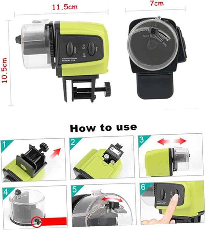 BESPORTBLE Aquarium Supplies Automatic Fish Feeder Koi Fish Food Feeder Intellectualized Control