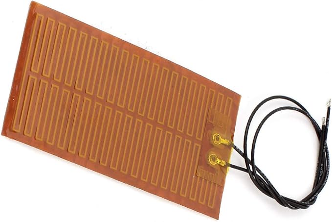 Aexit 12V 7.5W Fish & Aquatic Pets Polyimide Flexible Adhesive Thermo Foil Heater Aquarium Heaters Heating Film