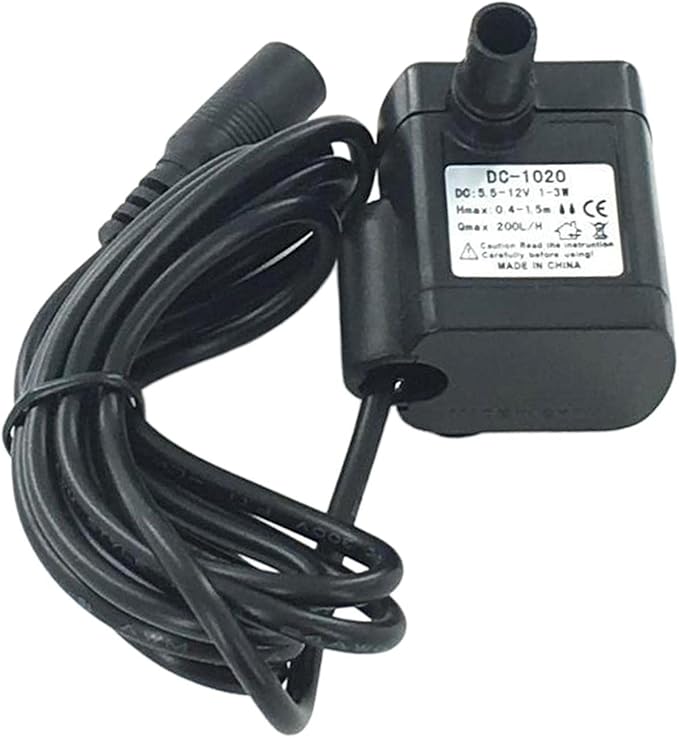 Generic Submersible Pump 3W DC 12V Fountain 200L/H 150cm for Aquarium