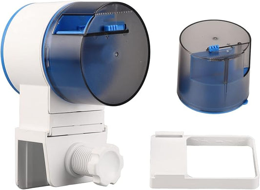 Automatic Fish Food Dispenser Adjustable Timing Intellect Fish Feeder for Fish Aquariums, Battery Powered, Great for Busy People