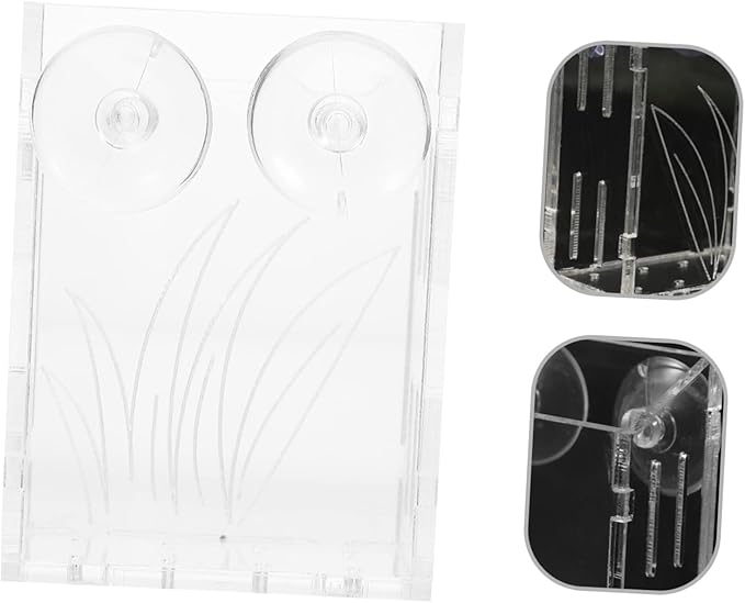 3pcs Fish Tank Planting Cup Clear Container for Plants Plants Decor Aquarium Decoration Fish Food Feeder Aquatic Planter Water Holder Water Container Acrylic