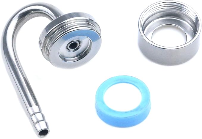 MY MIRONEY CO2 Atomizer Stainless Steel Bubble Diffuser with Suction Cup and Replacement Ceramic Disc with Suction Cup and Replacement Ceramic Disc