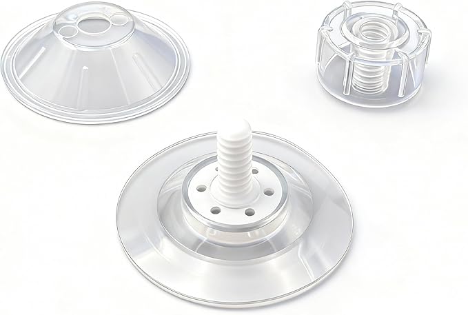 Aquarium Fish Breeding Box Suction Cups, 6pcs Clear Plastic Screws Suction Cup Replacement 4.5cm for Glass Tanks