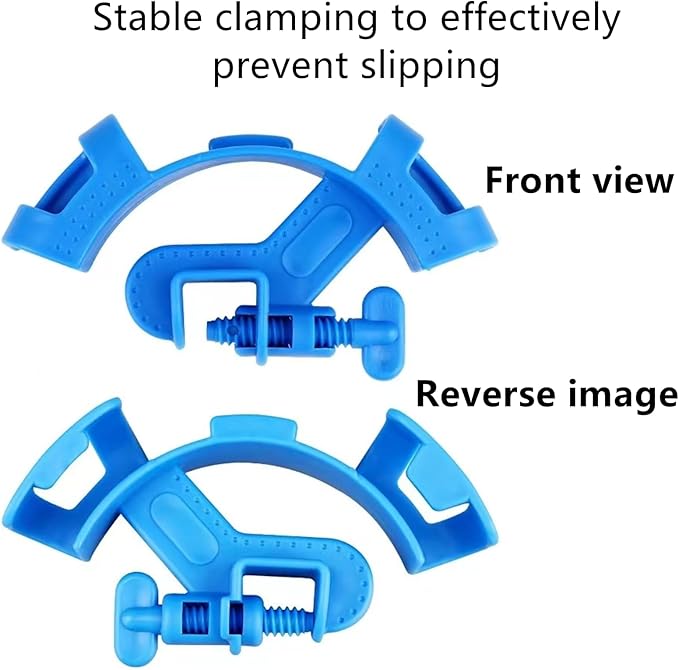 Fish Tank Water Pipe Clamp, Adjustable Fish Tank Tubing Holders Pipe Fixing Bracket, Aquarium Hose Clip Water Changer Holder for Fish Tank Cleaning Water Changing