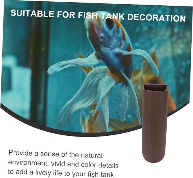NOLITOY 1pc Fish Shelter Habitat Decoration for Aquariums Flat Bottom Fish Tank Ornament Sands Props for Shrimp Breeding and Natural Environments