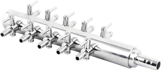 uxcell Aquarium 10 Way Inline Manifold Air Flow Pump Tubing Splitter Lever Control Valve Replacement