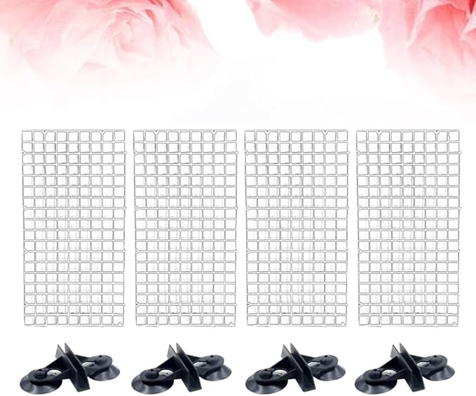POPETPOP Plastic Grid 1 Set Plastic Fish Tank Trays 75 Gallon Aquarium Lid Aquarium Divider Fish Tank Supplies Splitter Partition Plate Dividing Line Water Tank Stitching Egg Crates