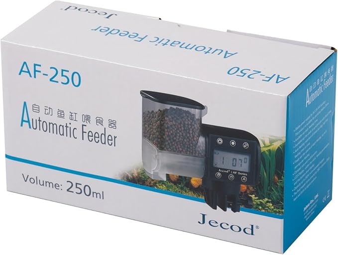 Jebao Automatic Fish Feeder for Aquarium, Battery-Operated (AF-250)