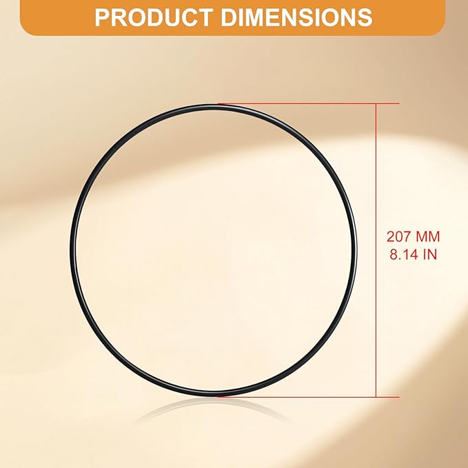 Canister Filter O-Ring,Replacement O-Rings Compatible with SunSun HW302, HW402, HW702 (2PCS)