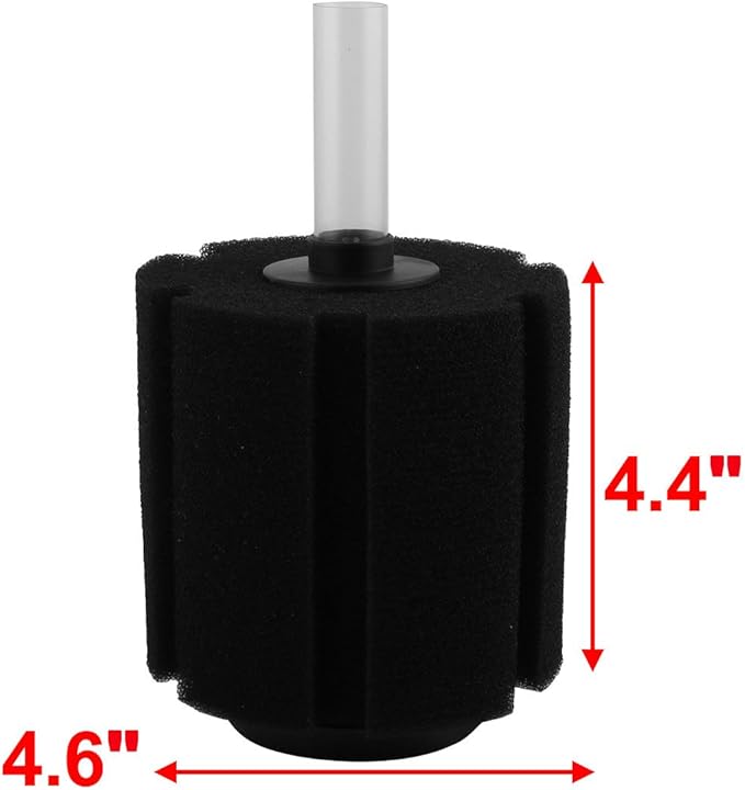 XY-380 Aquarium Fish Tank Biochemical Sponge Filter, 4-1/2-Inch