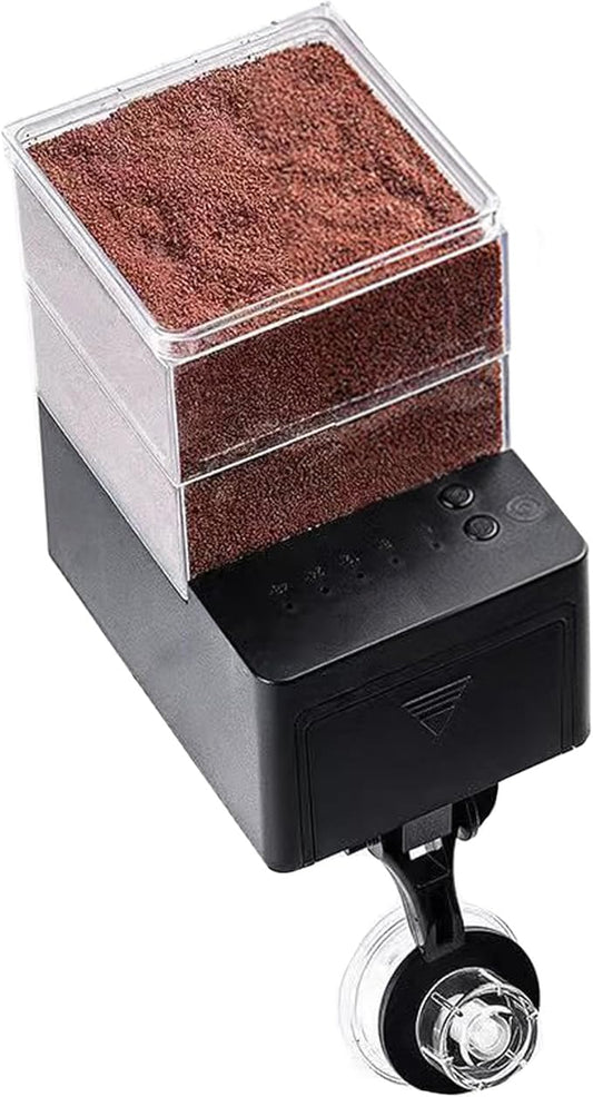 Automatic Fish Feeder for Vacation, Airtight Dispenser with Timer, Auto Feeder for Aquarium and Small Tanks with Portion Control