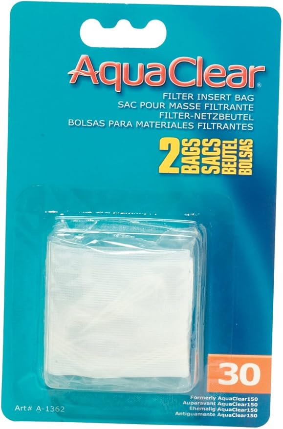 Aqua Clear AquaClear 30 Nylon Bags, Aquarium Filter Media Bags, 2-Pack, A1362