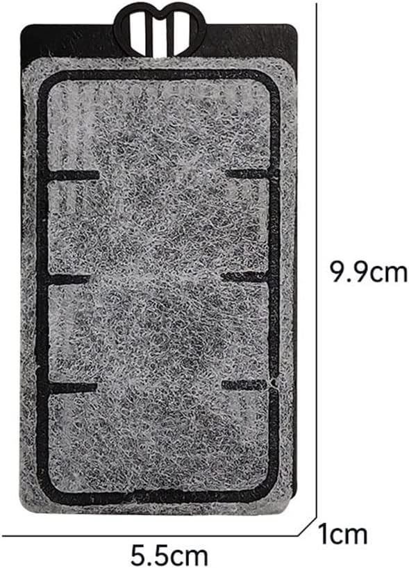 Aquarium Filter Cartridges Suit for 3.5W 280L/H Low-Water Fish Tank Filter Turtle Tank Reptiles Amphibians Frog Crab Cichlids Newt Filter Plate (Cartridges-5PCS)