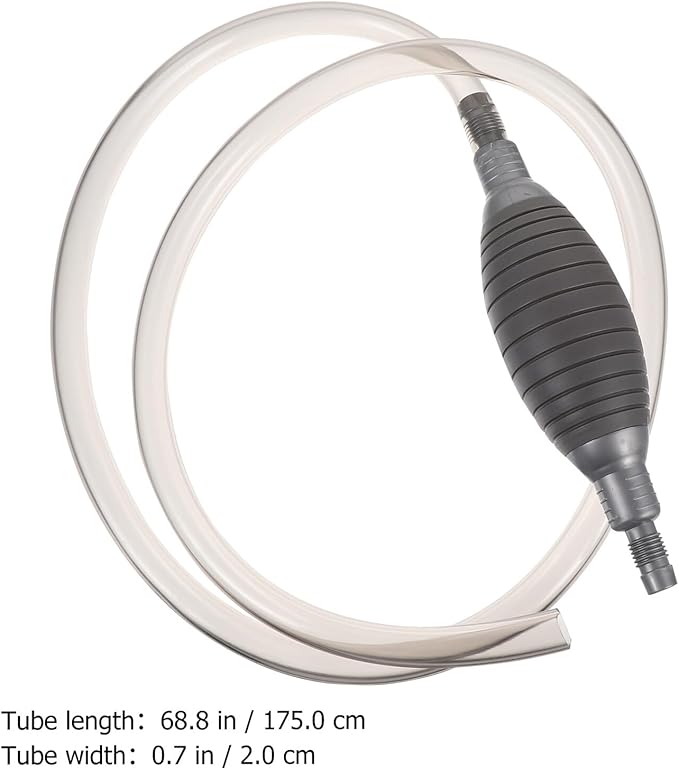 SOLUSTRE Aquarium Gravel Siphon Cleaner Fish Tank Water Changer with 3.0m Extended Hose Gray Gravel Vacuum Tool for Pond Sand Washing and Aquarium Maintenance