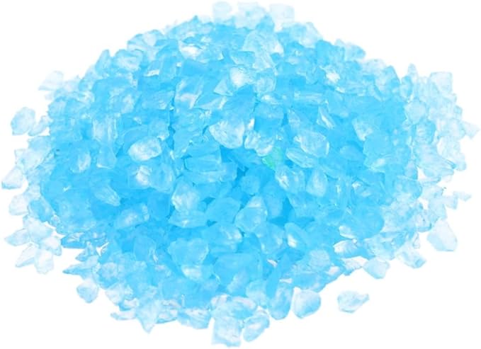 GARVALON 2pcs Colored Glass Sand for Landscapes and Aquariums Decorative Sand for Fish Tanks and Craft Projects