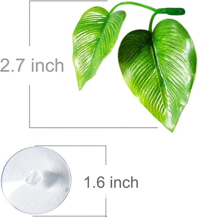 CousDUoBe 2 Pack Betta Fish Leaf Pad,2 Pack Betta Fish Acrylic Tube Tunnel