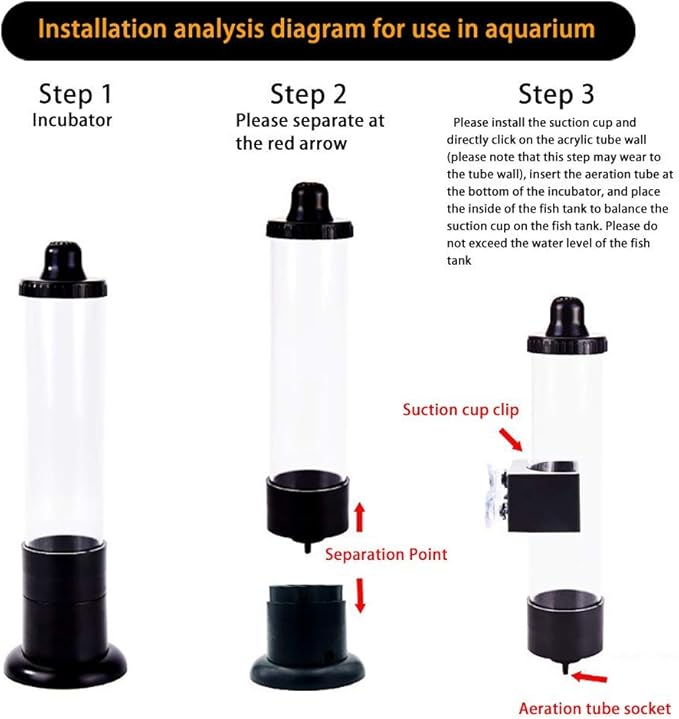 Brine Shrimp Eggs Incubator Hatchery Kit for Aquarium Fish Tank Brine Shrimp Eggs
