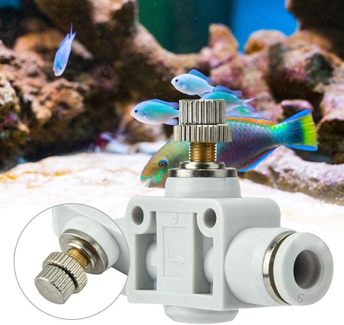 Fish CO2 Generator, Air Flux Control Valve, Regulator and Diffuser, CO2 Special FinE Tuning Valve, Aquarium Setups and Homemade Regulating