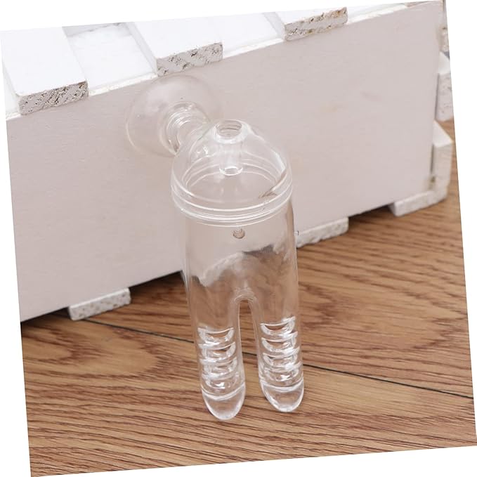 NOLITOY 3pcs Automatic Shrimp Feeder with Cover Transparent Feeding Cup for Fish Tank Easy Installation with Cup Design for Aquariums and Fish Tanks
