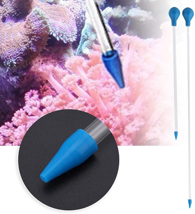 JTLB Coral Feeder, 2 pcs, 40 cm, 60 cm, Acrylic Coral Feeder for Aquarium, 66 × 9 × 3, 2 pcs., Acrylic Coral Feeder, Liquid Fertilizer to Add Fish To