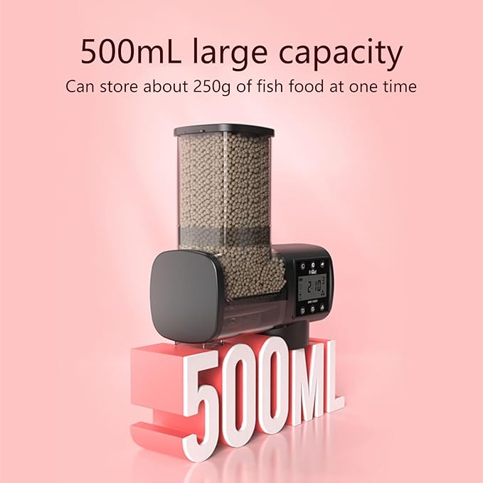 Fishtank Automatic Feeder Timing Fish for Aquarium Travel Dispenser Automatic Feeder