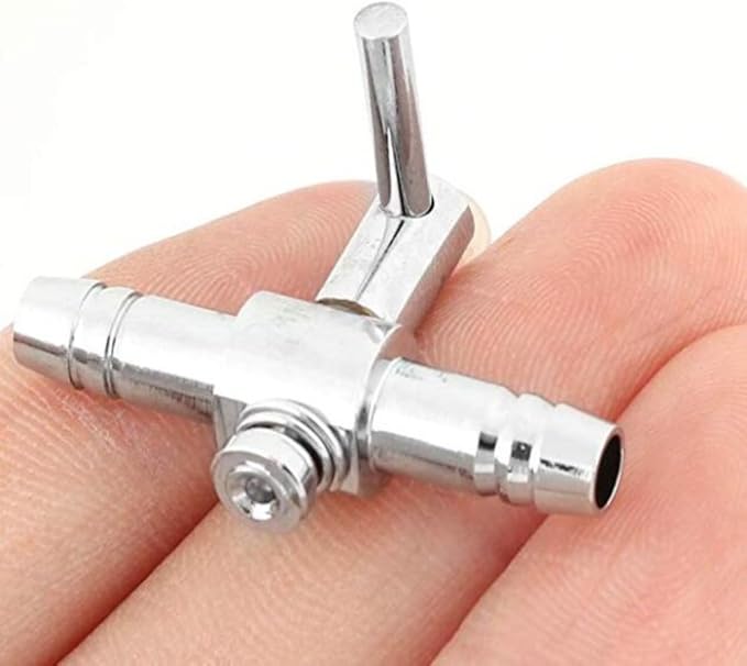 Aquarium Fish Tank Air Flow Control Lever Pump Single Way Valve, 8pcs