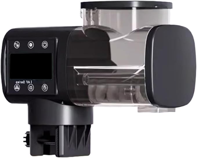 Automatic Fishtank Feeder Digital Timer Control Quiet Feeding Device for Feeding Easy Maintenances Large Capacity Fish Feeder