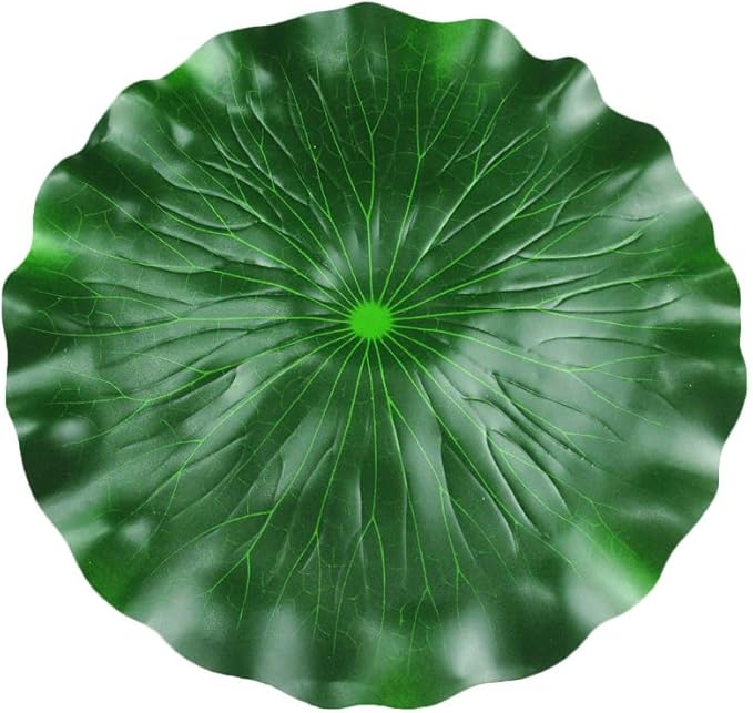 DOITOOL Pool Fish Tank Simulated Lotus Leaves Floating Lotus Leaf Fake s Leaf Ornament Aquarium s Leaves Fake Plant Decor Fishpond s Floating Pond Decor Photo Props