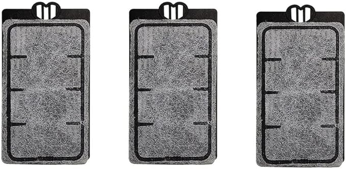 Aquarium Filter Cartridges Suit for 3.5W 280L/H Low-Water Fish Tank Filter Turtle Tank Reptiles Amphibians Frog Crab Cichlids Newt Filter Plate(Cartridges-3PCS)
