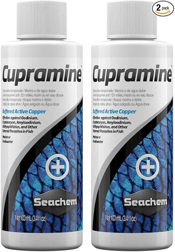 Seachem Cupramine Copper 100ml (Pack of 2)