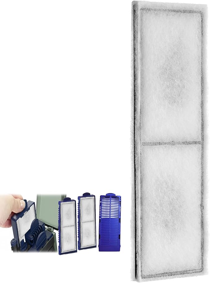 Nosiny Filter Foam Cartridge Pad Compatible with U3 Poly-Max with Zeolite Particles Underwater Sponge Aquarium Underwater Filter Replacement Accessories for Aquarium Fish Tank