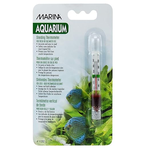 Marina Large Standing Thermometer - Provides Temperature in Fahrenheit and Celsius